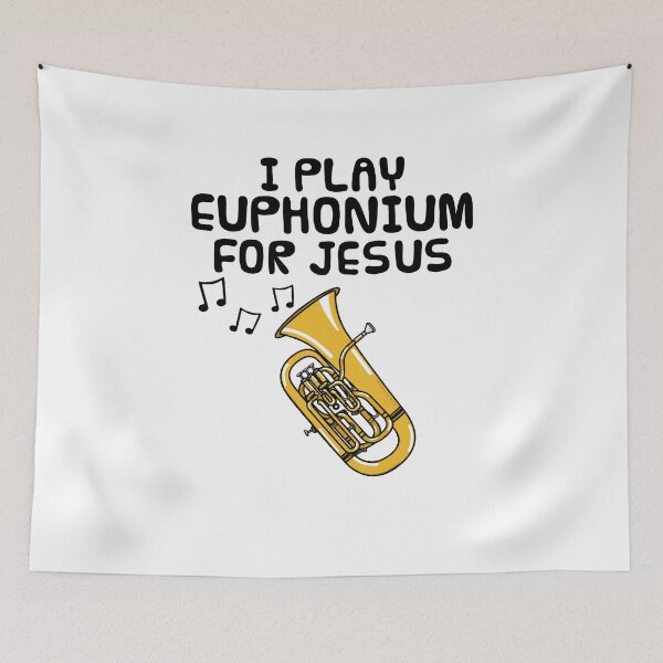 Item preview, I Play Euphonium For Jesus, Church Brass Musician designed and sold by doodlerob.