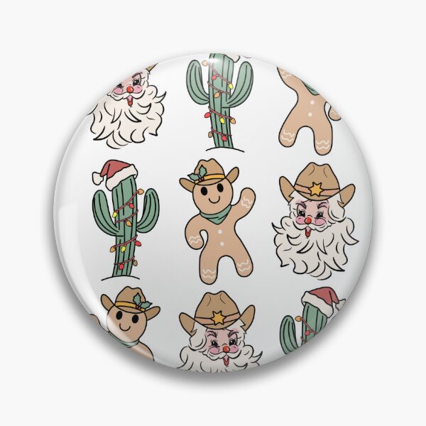 Item preview, Western Christmas Pattern designed and sold by KeekStudio.