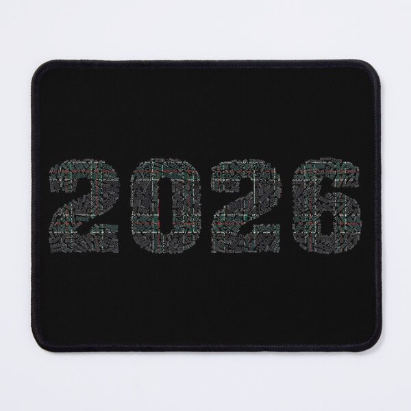 Item preview, Scottish 2026 Typography Mosaic Design - Scotland New Year Gift designed and sold by Loom on the Loch.