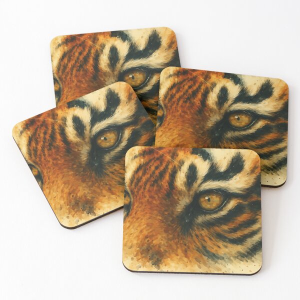 Item preview, Tiger Eyes designed and sold by M.ALK.Watercolor.