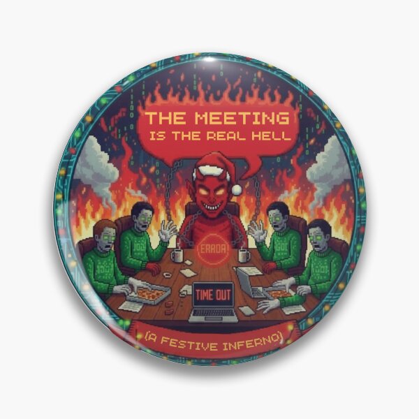 Item preview, Office Humor Sweatshirt | The Meeting is Real Hell | Gift for Employees and Bosses (Workplace Meme) designed and sold by Artbesttopic.
