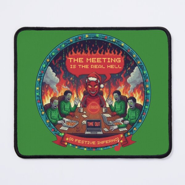 Item preview, Office Humor Sweatshirt | The Meeting is Real Hell | Gift for Employees and Bosses (Workplace Meme) designed and sold by Artbesttopic.