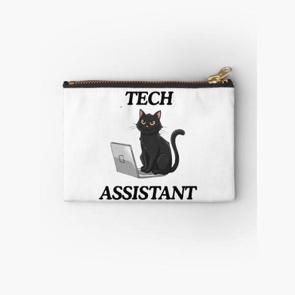 Item preview, cat tech assistant designed and sold by Digital Art and Funny Pets.