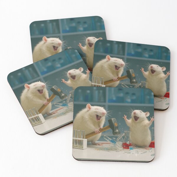 Item preview, Lab Mice Protesting Being Used for Medical Research designed and sold by Halifaxartguy.