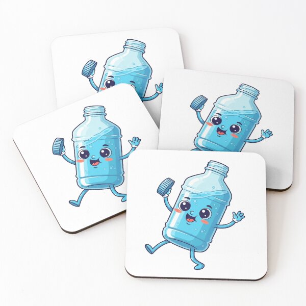 Item preview, Happy Water Bottle Cartoon Tee designed and sold by LumoFreak.