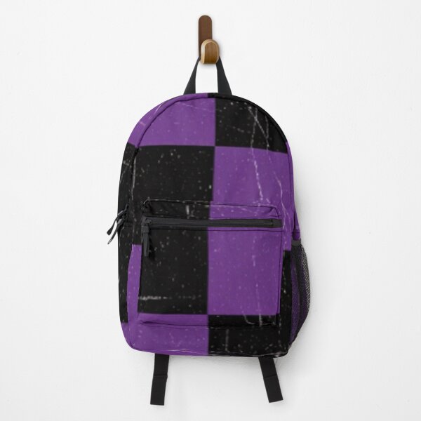 Item preview, part abstract distressed checkers black and purple design designed and sold by SmashingDeals.
