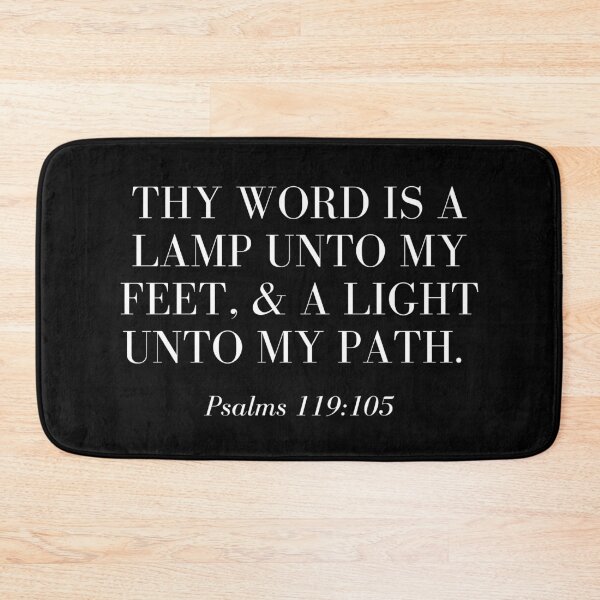Item preview, Thy word is a lamp unto my feet, & a light unto my path. Psalms 119:105 designed and sold by successmom.