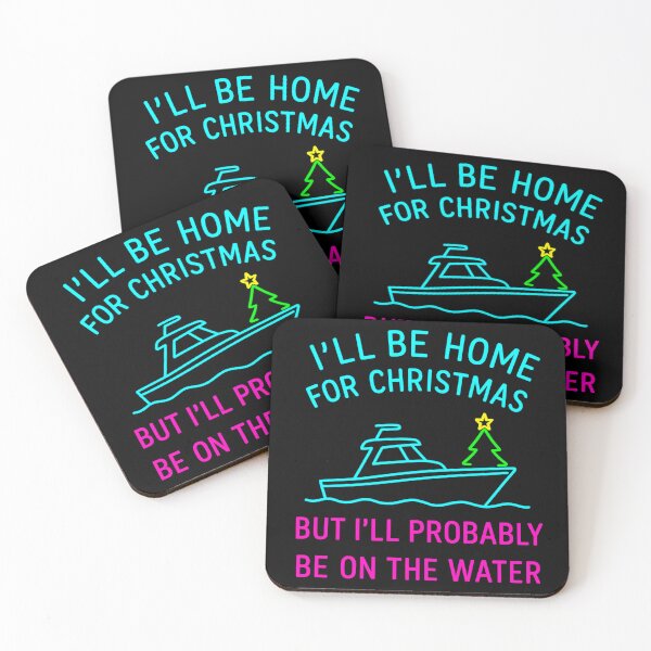 Item preview, Home For Christmas Boating designed and sold by ChristinasMess.