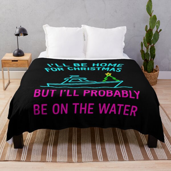 Item preview, Home For Christmas Boating designed and sold by ChristinasMess.