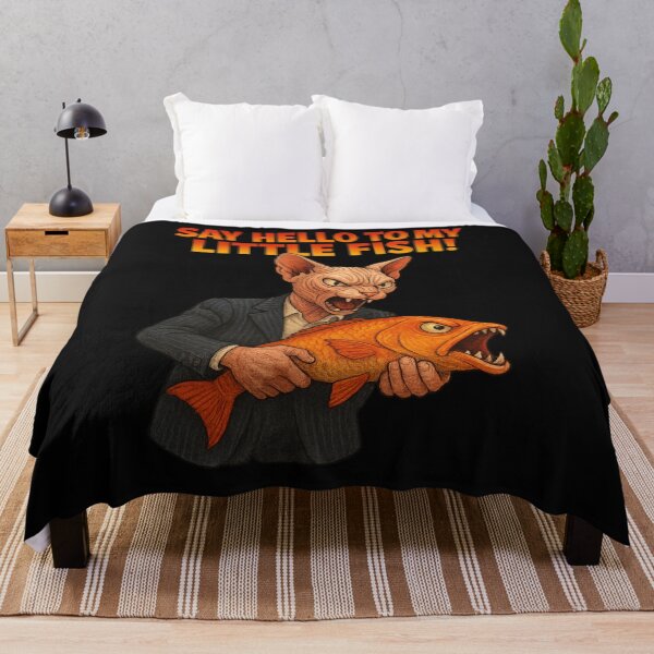 Item preview, Mobster Cat’s Fishy Friend designed and sold by Cats and Other Things.