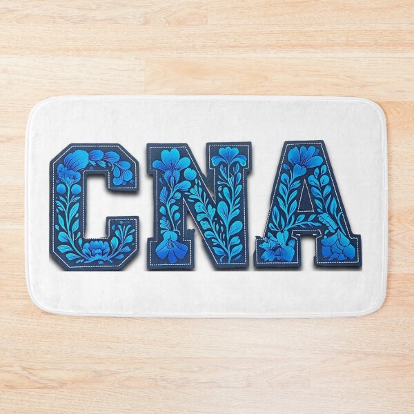 Item preview, CNA Floral Letters – Blue Botanical Design designed and sold by Dbalsleyjr.