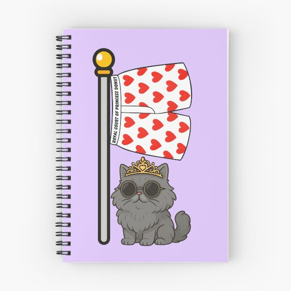 Item preview, Royal Court of Princess Donut – Flag & Heart Boxer Parody Design for Dungeon Crawler Fans designed and sold by RollForDesignCo.