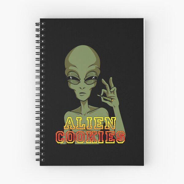 Item preview, Joint Smoking  ALIEN COOKIES Stoner - Cannabis Marijuana Weed IMAGE designed and sold by CannaCreative.