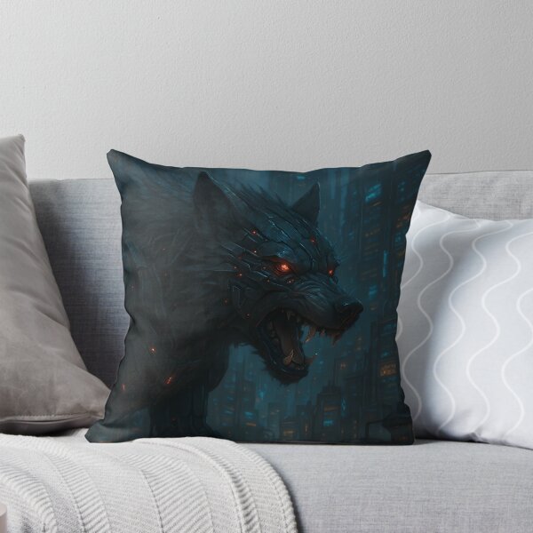 Item preview, Fenrir Cyber Wolf designed and sold by NorseDrip.