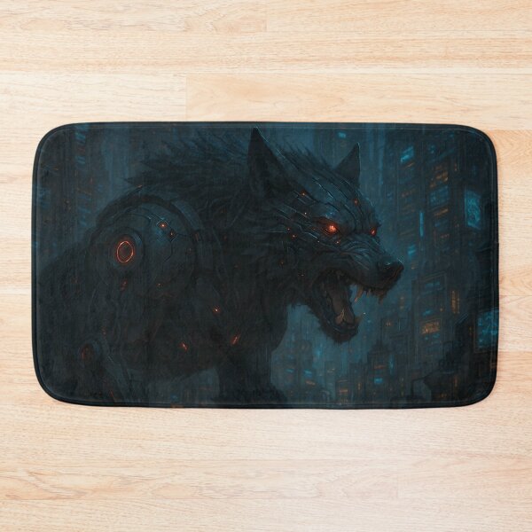 Item preview, Fenrir Cyber Wolf designed and sold by NorseDrip.