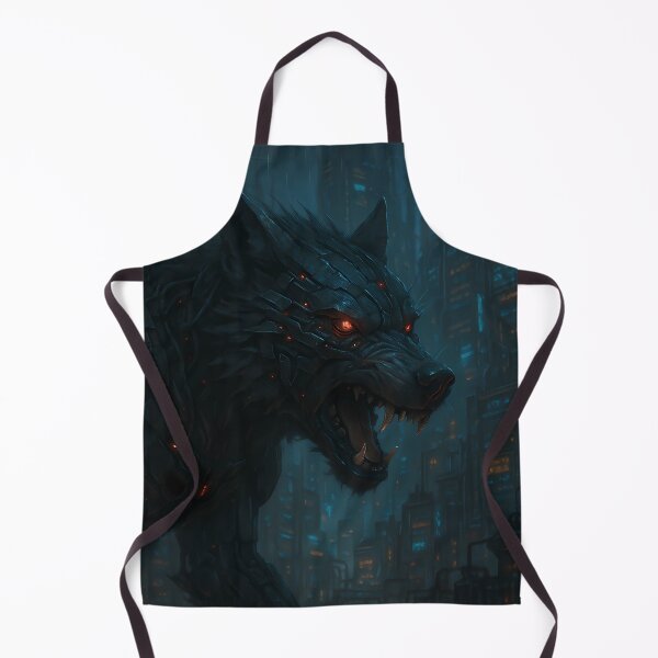 Item preview, Fenrir Cyber Wolf designed and sold by NorseDrip.