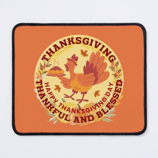 Item preview, Thanksgiving Day - Apple Pie Served by a Pilgrim Turkey. designed and sold by MPC-Mince-Pies.