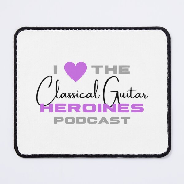 Item preview, I Heart the Classical Guitar Heroines Podcast designed and sold by Classical Guitar Heroines.