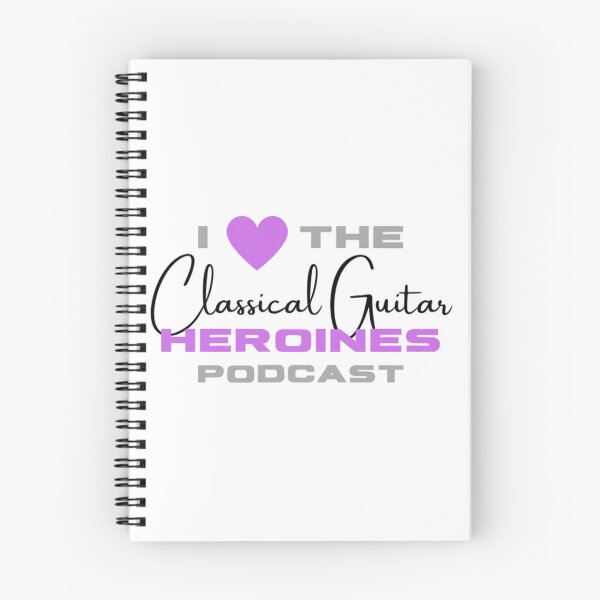 Item preview, I Heart the Classical Guitar Heroines Podcast designed and sold by Classical Guitar Heroines.