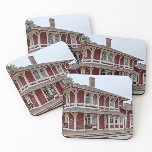 Item preview, Santa Paula Train Station (Depot) designed and sold by Armadillo222.