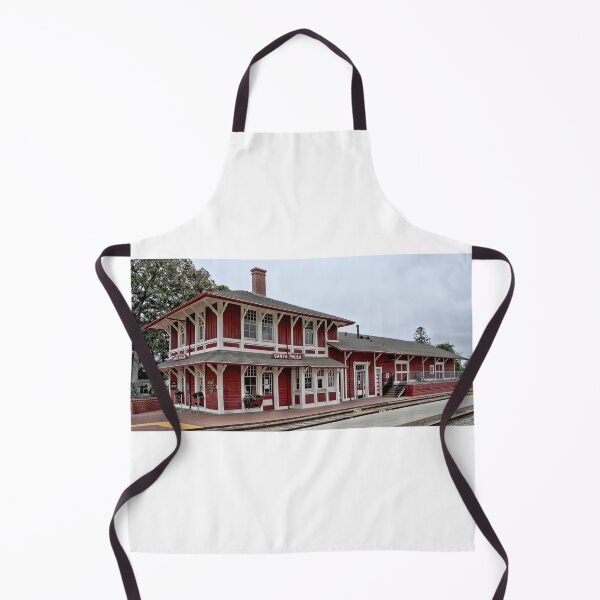 Item preview, Santa Paula Train Station (Depot) designed and sold by Armadillo222.