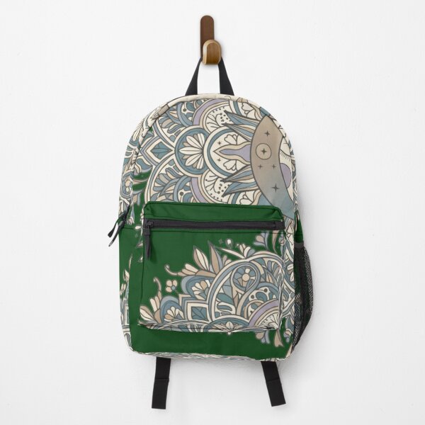 Item preview, Green Moon and Sun Mandala designed and sold by SimonsDesignArt.