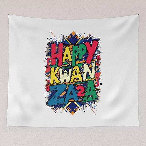 Item preview, Happy Kwanzaa African Cultural Art – Kwanzaa Gift Idea, Holiday Celebration Design designed and sold by AmineDigitalPro.