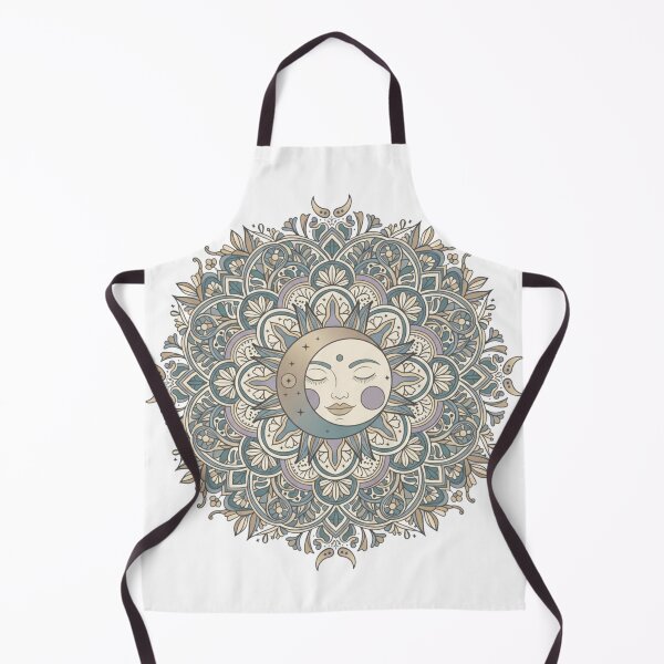 Item preview, Green Moon and Sun Mandala designed and sold by SimonsDesignArt.