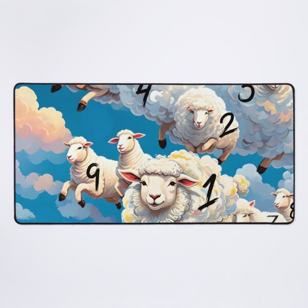 Item preview, Blue sky with white clouds and sheep designed and sold by Ciervo Primavera.