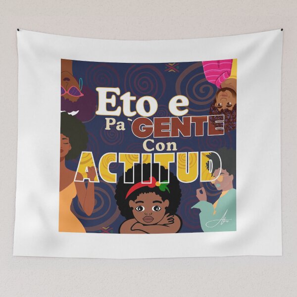 Item preview, Eto e’ Pa’ Gente con Actitud – Afro Latina Empowerment Design designed and sold by SinFondoStudio.