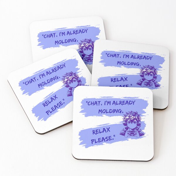Item preview, Already Molding, Chat Please Relax, purple designed and sold by SloganSauce.