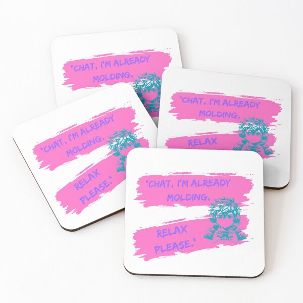 Item preview, Already Molding, Chat Please Relax, pink  designed and sold by SloganSauce.