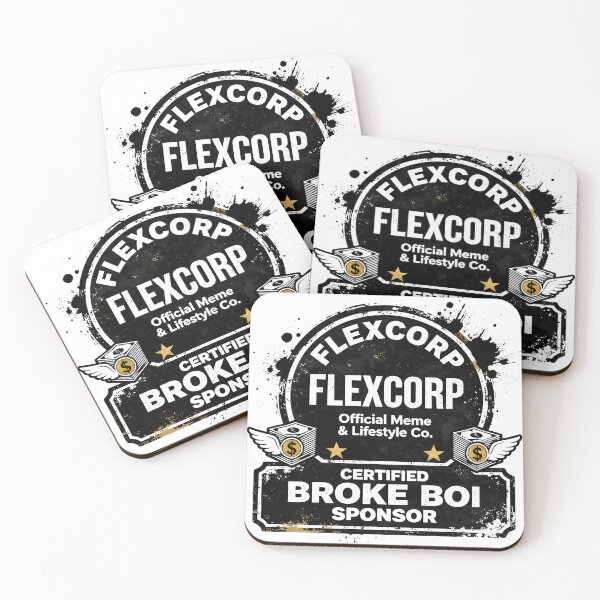 Item preview, Flexcorp Broke Boi Sponsor Logo | Funny Money Meme Art designed and sold by novapixel25100.