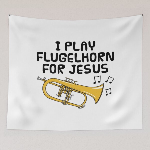 Item preview, I Play Flugelhorn For Jesus, Church Brass Musician designed and sold by doodlerob.