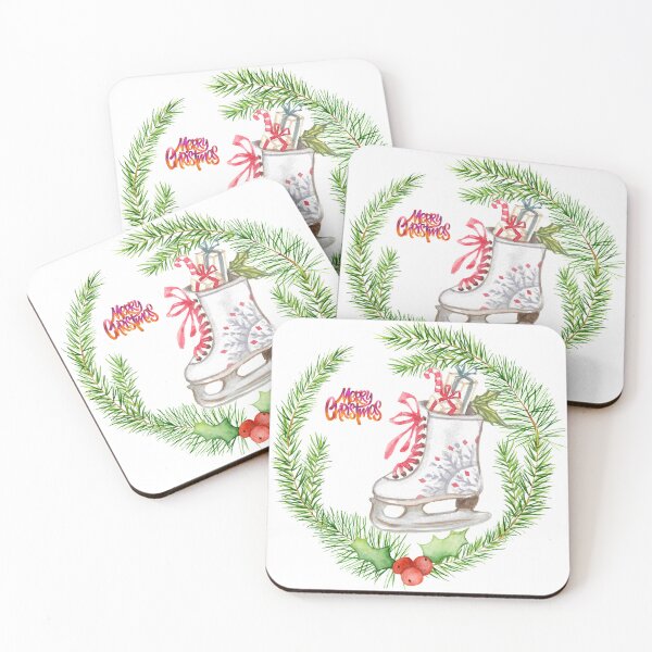 Item preview, Merry Christmas And Gifts in The Ice Skate. designed and sold by Dinasshop.