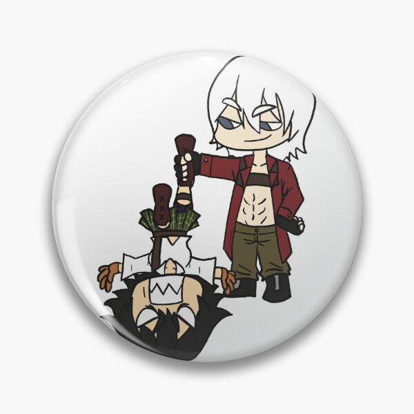 Item preview, Dante And Lady Devil May Cry Chibi  designed and sold by saltyrat699.