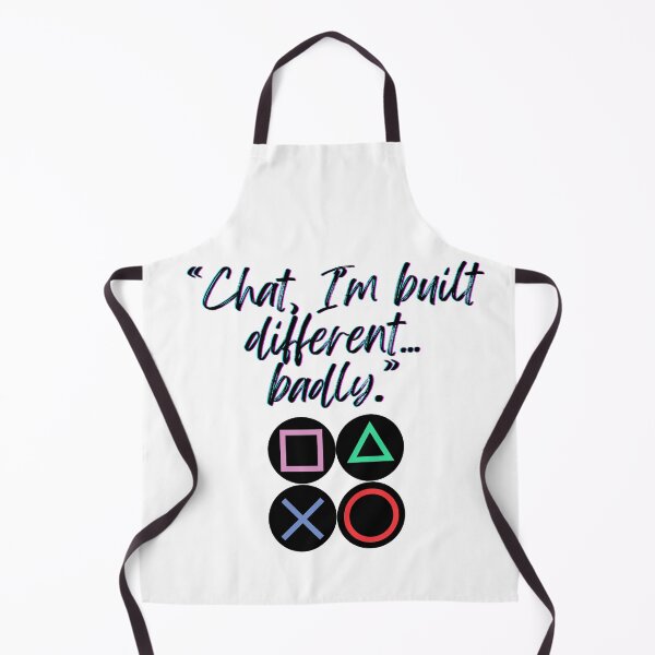 Item preview, Chat, Built Different But Badly designed and sold by SloganSauce.
