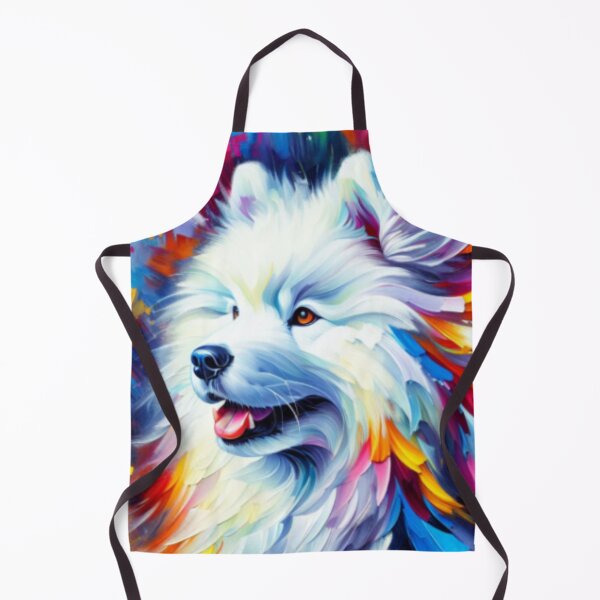 Item preview, Samoyed Dog Portrait Acrylic Art Print Pet Portrait Gift for Sammie Lovers designed and sold by Puppy Puzzles Plus.