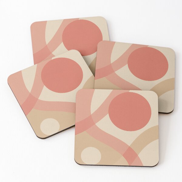 Item preview, Abstract Composition Peach: Curves and Warm Suns designed and sold by JonelleTshirts.