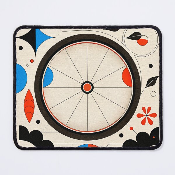 Item preview, Abstract Colorful bicycle wheel and tire, art. designed and sold by Pedal Canvas.