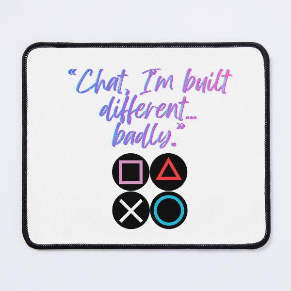 Item preview, Fun Chat, Built Different But Badly designed and sold by SloganSauce.