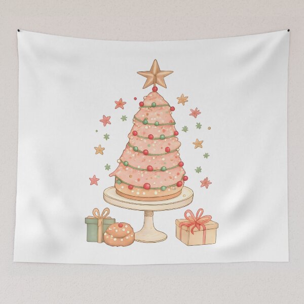 Item preview, christmas tree Cake Christmas Bakery designed and sold by Uglyandcute.