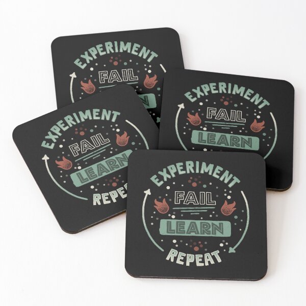 Item preview, Experiment Fail Learn Repeat by Tobe Fonseca designed and sold by Tobe Fonseca®.