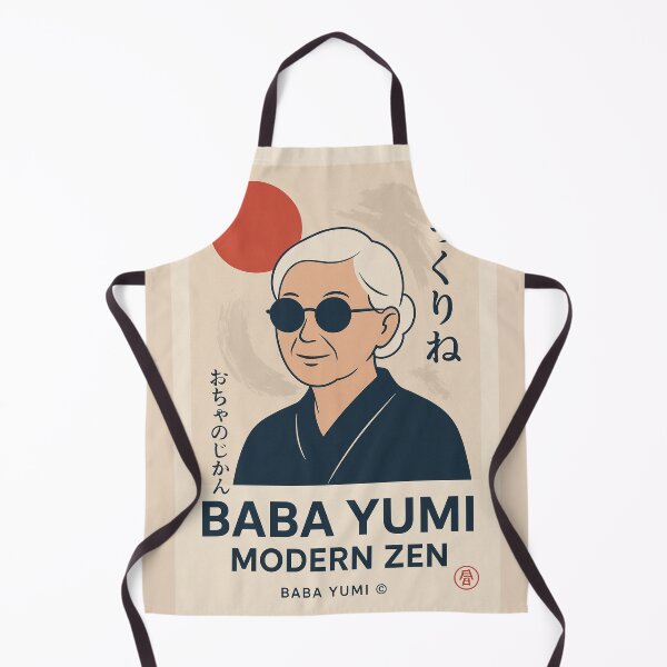 Item preview, Baba Yumi – Modern Zen Grandma in Kimono & Shades designed and sold by MetaModel Studio.