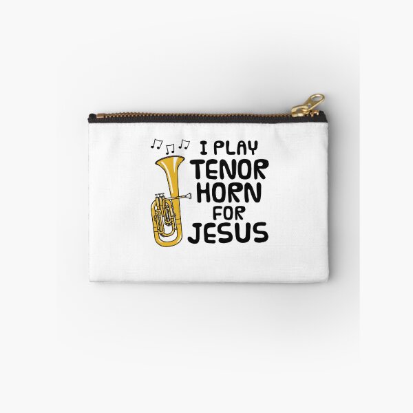 Item preview, I Play Tenor Horn For Jesus, Church Musician designed and sold by doodlerob.