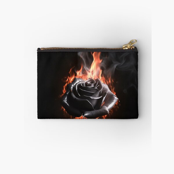 Artikelvorschau, Schwarze Rose in Flammen entworfen und verkauft von TheLandsOfMagic.