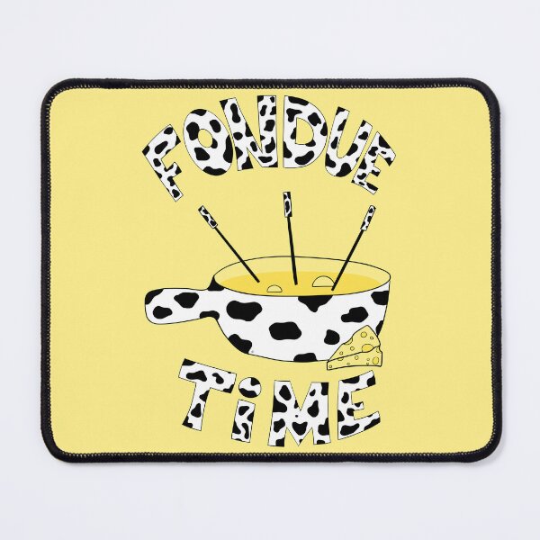 Item preview, Black and White Animal Print Fondue Pot designed and sold by iCraftCafe.