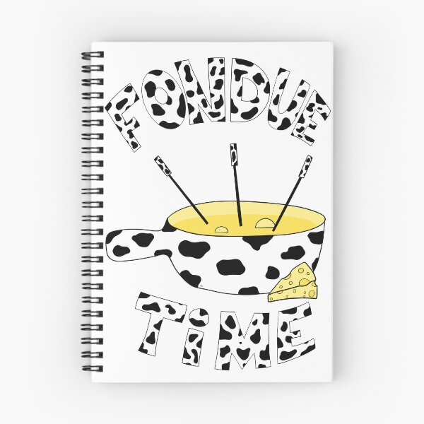 Item preview, Black and White Animal Print Fondue Pot designed and sold by iCraftCafe.