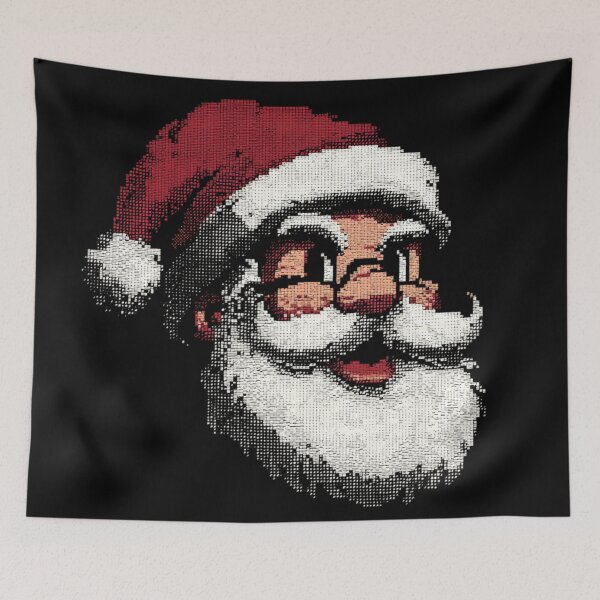 Item preview, Pixel Santa designed and sold by dazzeink.