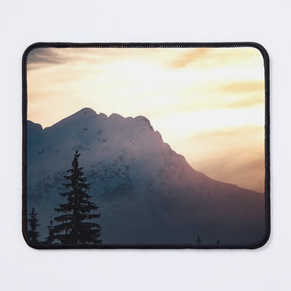 Item preview, Sunrise Over Wet Leg Band eSnowy Mountain designed and sold by dishcutnes.